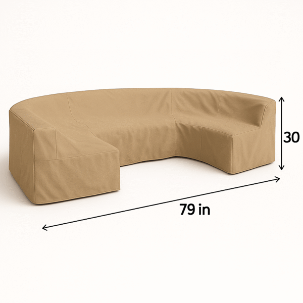 Luxury U-Shaped Sofa Protection Cover - Image 2