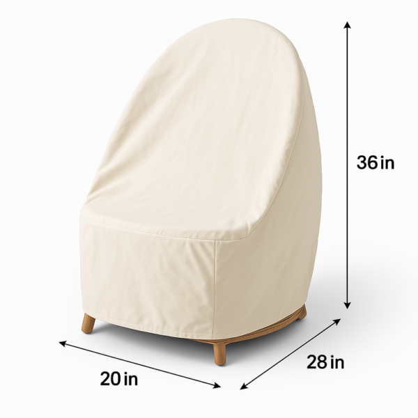 Exquisite Wicker Chair Specialized Protection Cover - Image 2