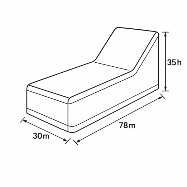 Luxury Chaise Lounge Protection Cover - Image 3