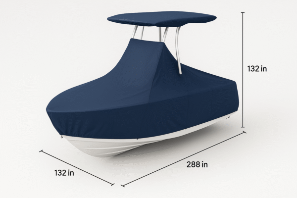 Professional T-Top Boat Protection Cover - Image 2