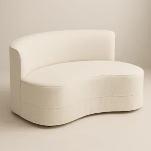 Elegant Curved Sofa Protection Cover