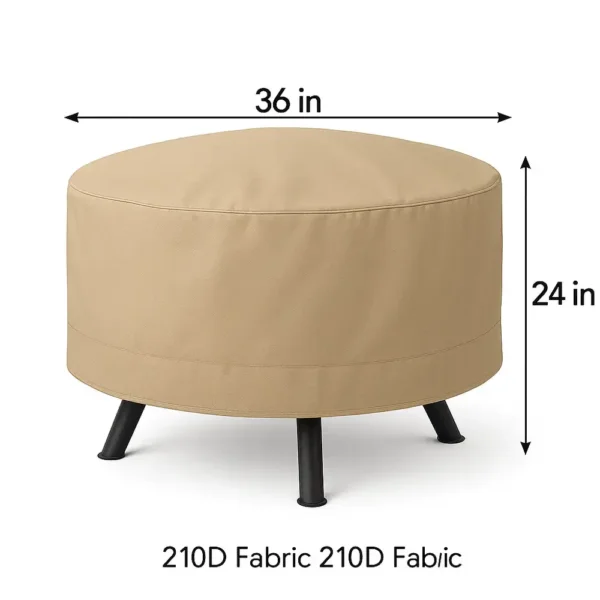 Waterproof & Stain-resistant Fire Pit Cover - Image 2