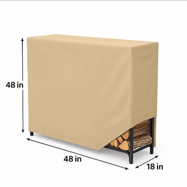 Waterproof & Stain-resistant Firewood Rack Covers - Image 2
