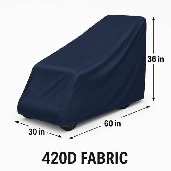 Heavy-Duty Waterproof Lawn Mower Cover - Image 2