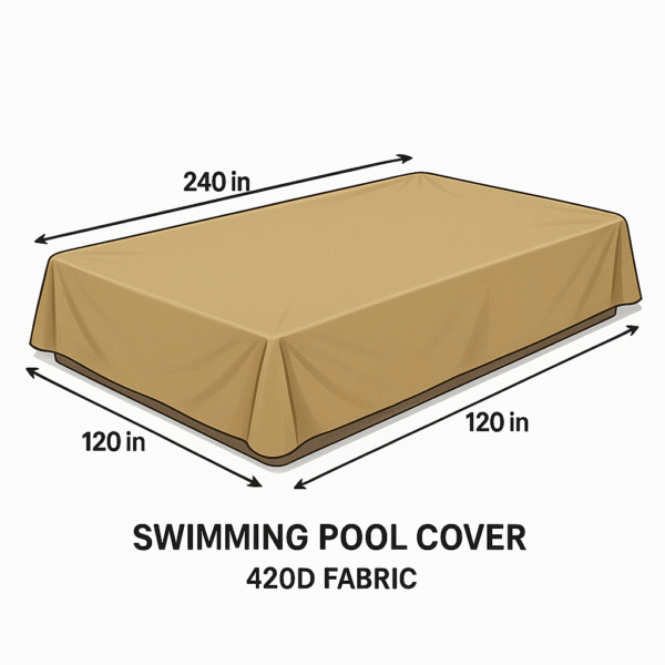Waterproof and Stain-Resistant Swimming Pool Cover - Image 2