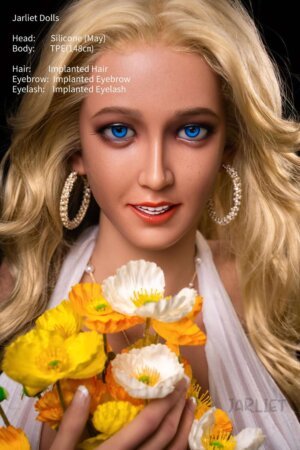 148cm/4ft10 E-cup Silicone Head Sex Doll - May