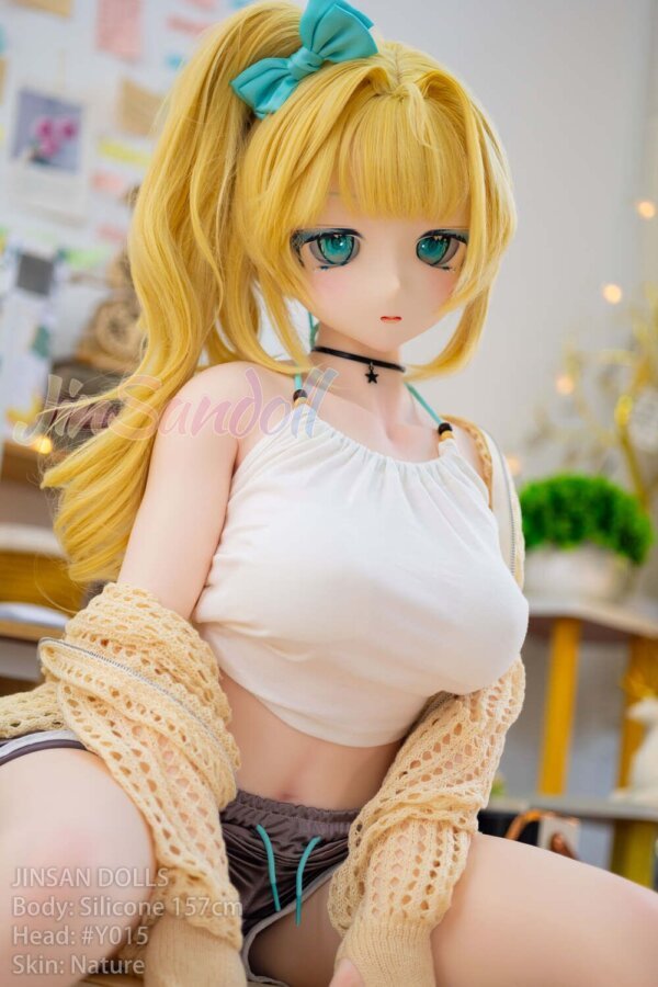157cm/5ft2 B-cup PVC Head S-TPE Body Sex Doll - Aisu - Image 3
