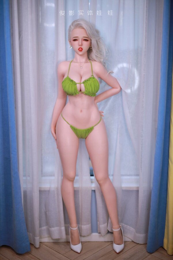 157cm/5ft2 F-cup Silicone Sex Doll - Vanilla - Image 3