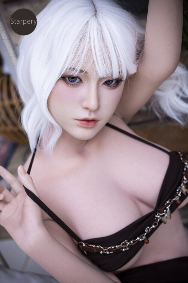 159cm/5ft3 D-cup Silicone Head Sex Doll - Mio - Image 3