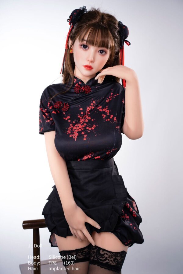 160cm/5ft3 C-cup Silicone Head Sex Doll - Bei - Image 4