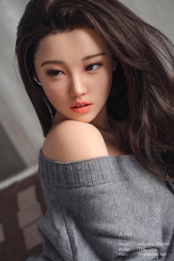 149cm/4ft11 D-cup Silicone Head Sex Doll - Shuyi - Image 4