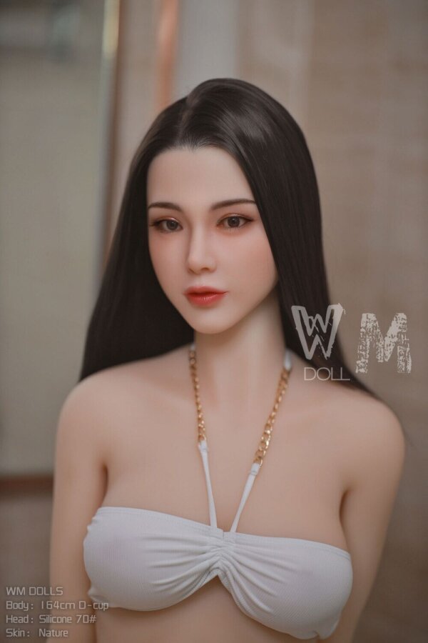 164cm/5ft5 D-cup Silicone Head Sex Doll - Camille Mary