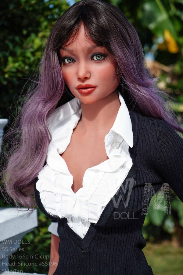 166cm/5ft5 C-cup Silicone Head S-TPE Body Sex Doll - Auetta