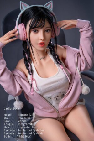 156cm/5ft1 C-cup Silicone Head Sex Doll - Zi